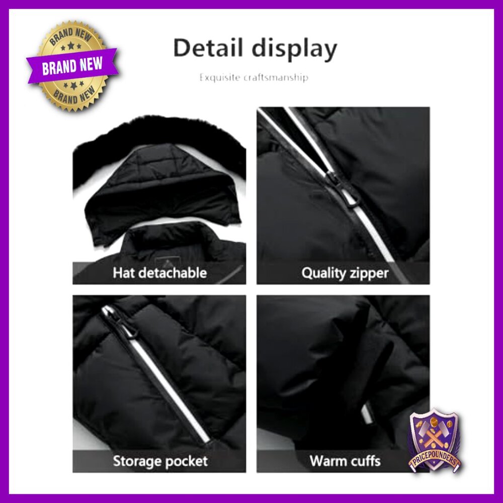 Plus Size Winter Down Jacket Waterproof Windproof… - image 5